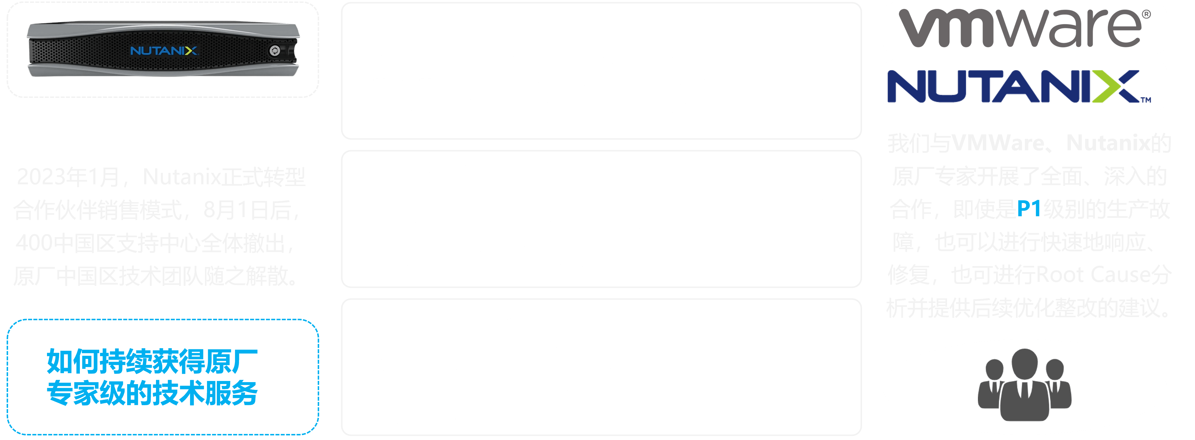 Nutanix、VMware专项技术服务